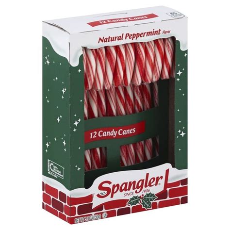 Spangler Candy Canes Peppermint Flavor 12 Each Instacart