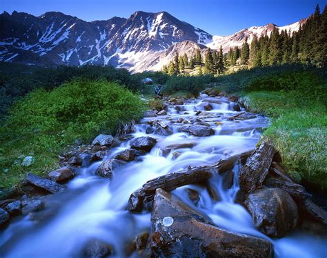 Rocky Mountain Cascade Photograph By Ray Mathis Fine Art America