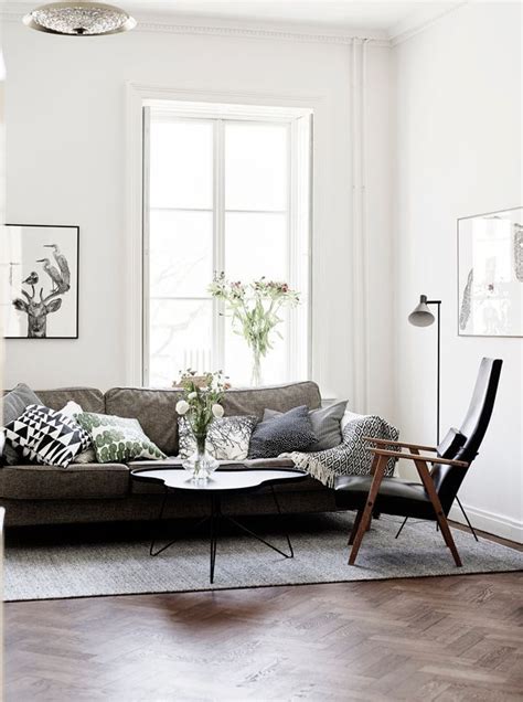 Dark wood bedroom furniture can be good choice for both small and large bedrooms. White Walls and Dark Wood (design attractor) | Living room ...