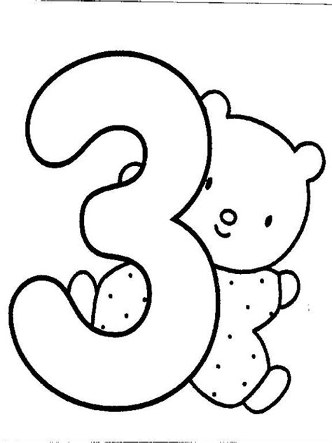 26 Number Coloring Pages Printable Preschool And Primary Aluno On