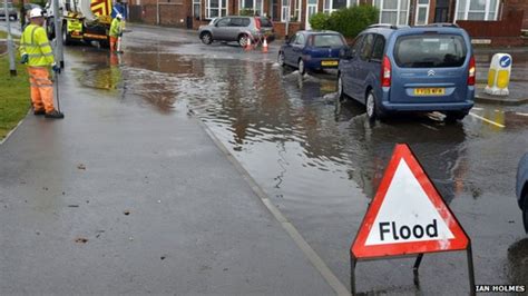 Louth Hit By Flash Flooding After Heavy Rain Bbc News