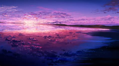 Sea Sky Clouds Illustration 4k Wallpaper HD Artist Wallpapers 4k