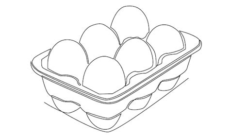 Premium Vector Continuous Line Drawing Of Chicken Eggs In A Pack