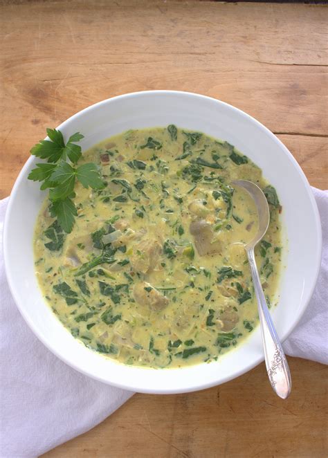 Creamy Spinach And Artichoke Soup Soupswappers Palatable Pastime