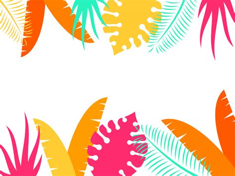 Tropical Leaves Colorful Background Free Stock Photo Public Domain