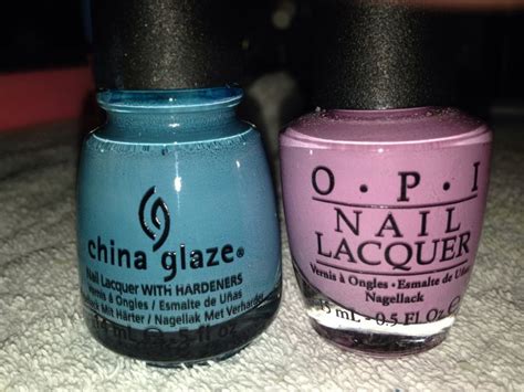 Mani Pedi Color Combos Opi Lucky Lucky Lavender And China Glaze Flyin