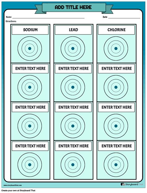 Drawing Atoms Worksheet Storyboard By Templates