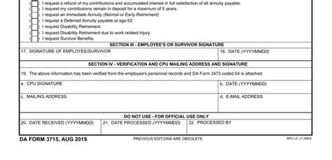 Da Form 3715 ≡ Fill Out Printable Pdf Forms Online