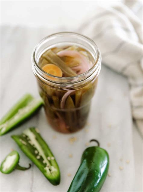 Home Style Pickled Jalapeños Quick And Easy Recipe