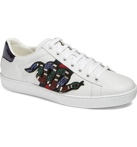 Gucci New Age Snake Embellished Sneaker Women Nordstrom Sneakers