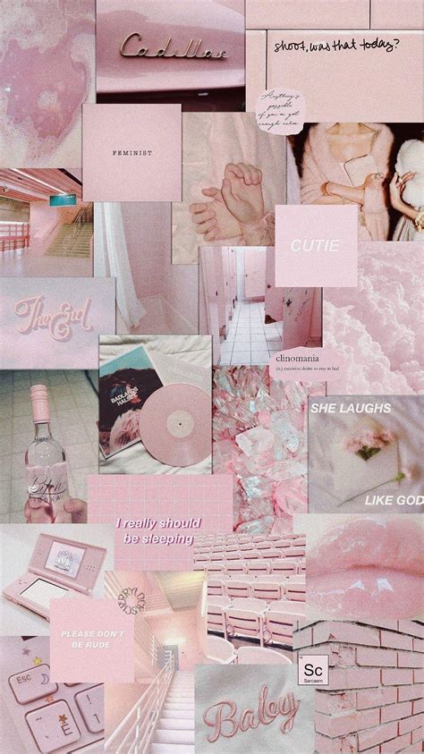 The Best 13 Collage Aesthetic Pastel Rose Gold Laptop Wallpaper