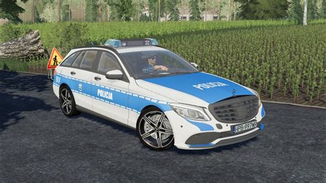 Mercedes Benz C Class Policja Farming Simulator 2019 Polish