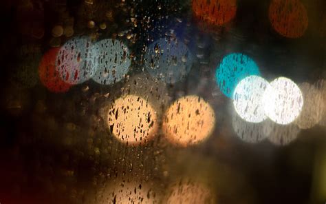 Download Wallpaper 3840x2400 Glare Colorful Drops Wet Rain 4k Ultra