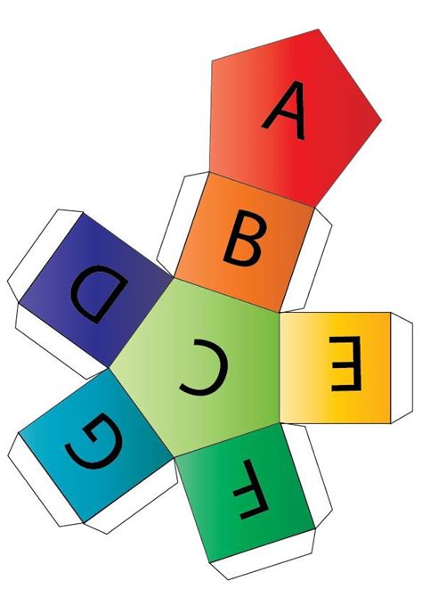 Musical Alphabet Dice Make Your Own Dice With 7 Sides For