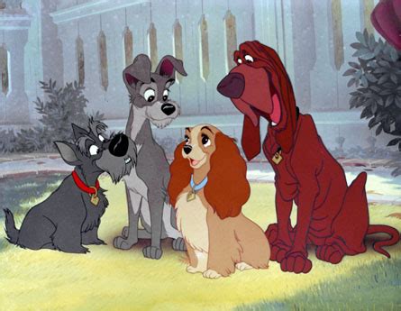 After lady has a nightmare, she and tramp are married and expecting puppies. Lady and the Tramp (1955) Review |BasementRejects