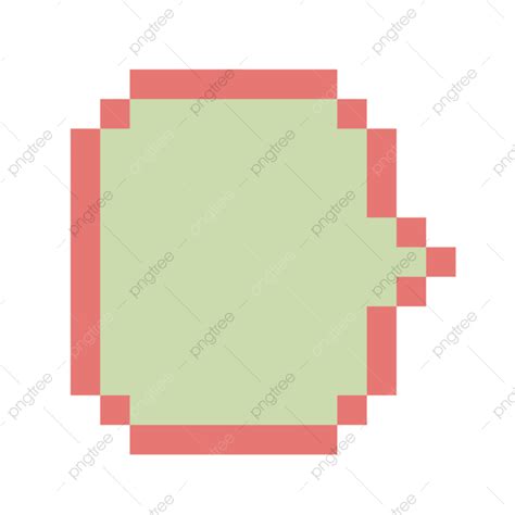 Dialog Box Clipart Transparent Png Hd Green Red Pixel Art Text Box