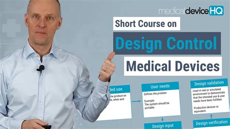 Design Control For Medical Devices Online Introductory Course Youtube
