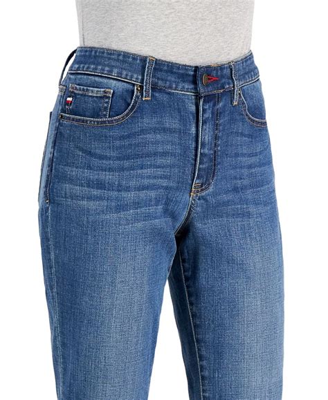 Tommy Hilfiger Womens Tribeca Th Flex Straight Leg Jeans Macys