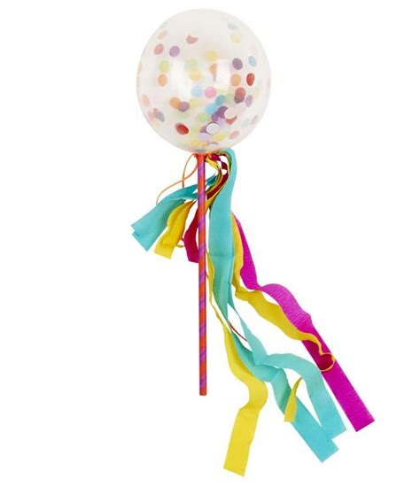 Happy Streamer Pop Confetti Balloon Pop Confetti Balloons Balloon Pop