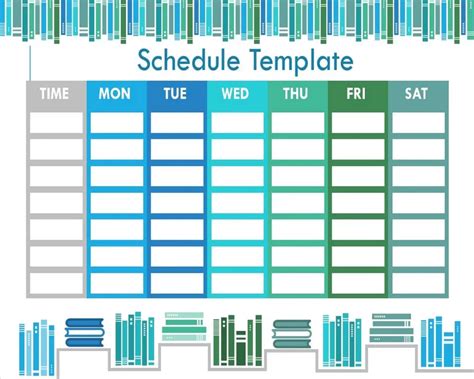 11 Free Schedule Template Powerpoint Sample Schedule