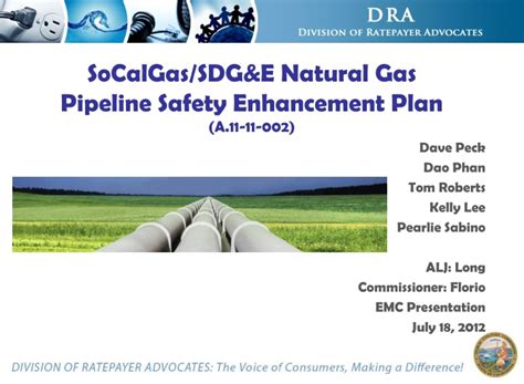 Ppt Socalgassdgande Natural Gas Pipeline Safety Enhancement Plan A11