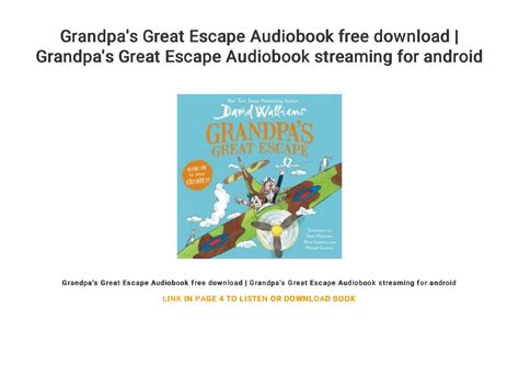 Grandpas Great Escape Audiobook Free Download Grandpas Great Esca