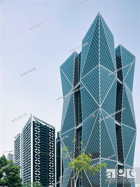 Exterior View Of The China Steel Corporation Headquarters Stock Photo