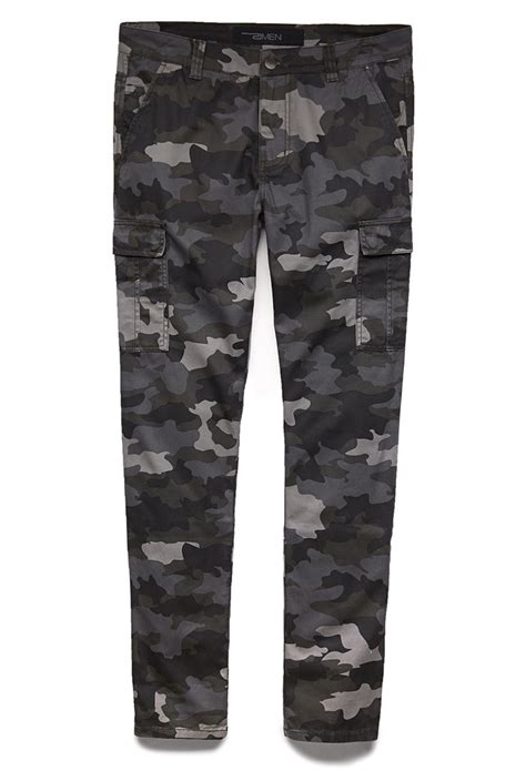 Lyst Forever 21 Combat Camo Pants In Black For Men