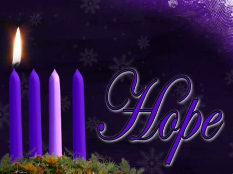 Advent Hope Candle Still Image Hd And Sd Vertical Hold Media