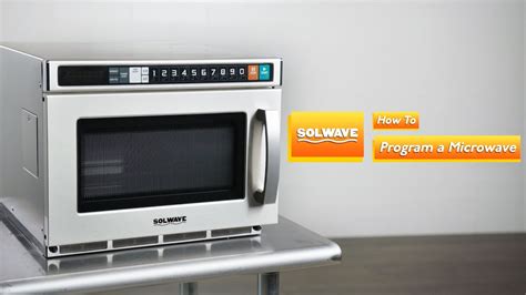 Solwave Space Saver Microwaves How To Program Youtube