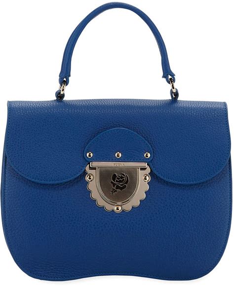 Furla Ducale Pebbled Leather Top Handle Bag Shopstyle