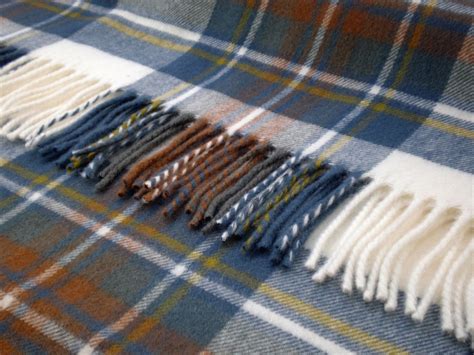This Range Of Traditional Tartan Throw Blankets From Bronte Is Woven