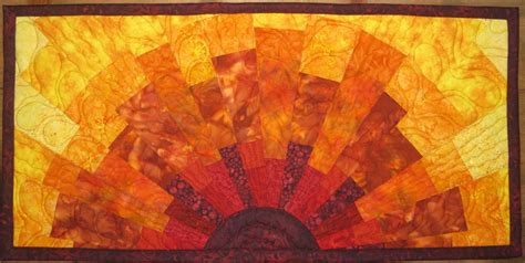 Quilt Stitching On A Sun Design Quilt Art Quilts By Sharon Art