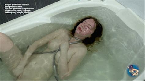 ginger having fun in the bathtub part 2 magic bubbles clips4sale