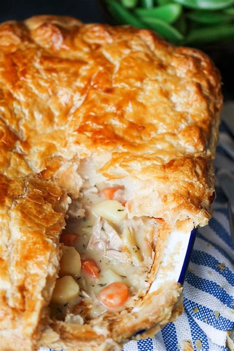 Creamy Chicken And Vegetable Puff Pie Comfort Food Bliss