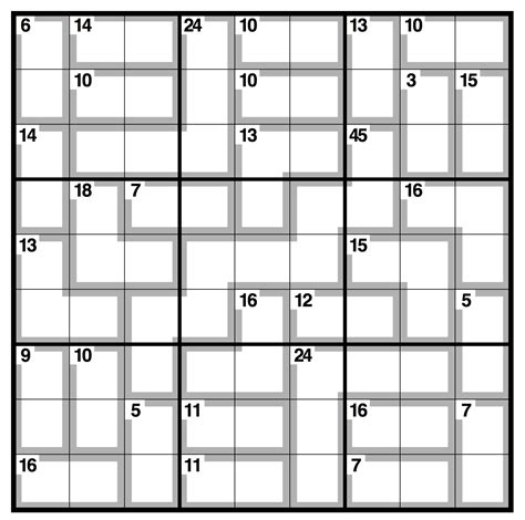 Hard Killer Sudoku Printable Sudoku Printable