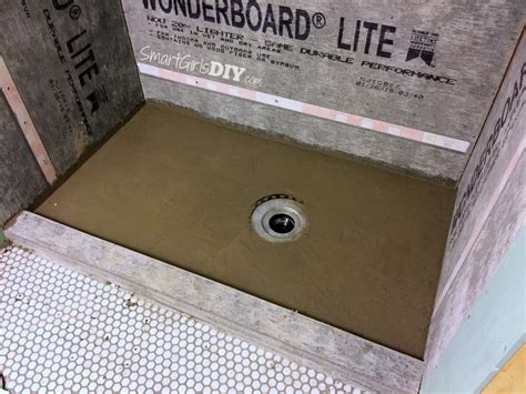 How To Build A Diy Shower Pan Out Of Dry Pack Mortar Almost Finished