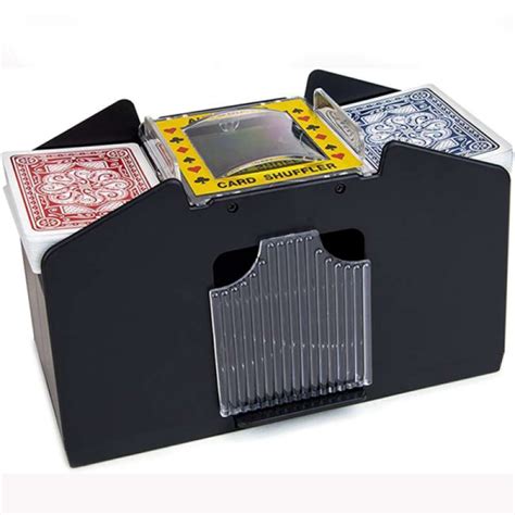 Jual Oem 4 Deck Automatic Card Shuffler Shuffling Machine Battery