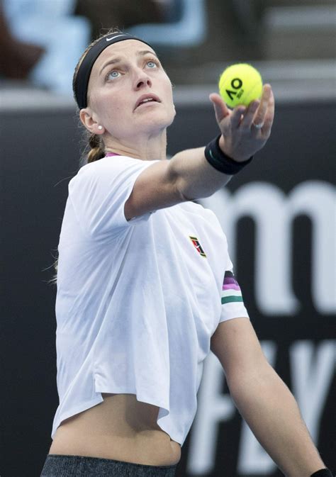 Ve svém premiérovém finále ve wimbledonu 2011 zdolala rusku marii šarapovovou. PETRA KVITOVA at 2019 Australian Open at Melbourne Park 01 ...