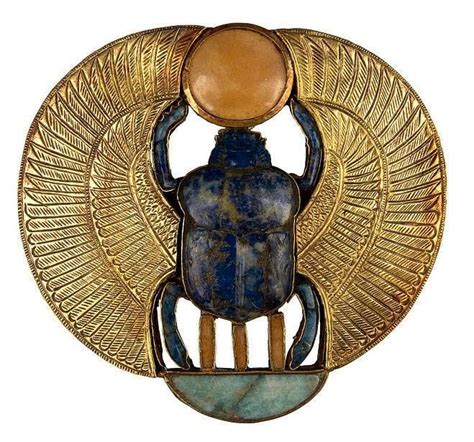Ancient Egyptian Winged Scarab 1323 Bc Discovered In The Tomb Of