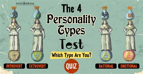 4 Personality Types Interesting Personality Type Quiz