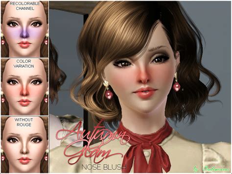 The Sims Resource Autumn Glam Nose Blush