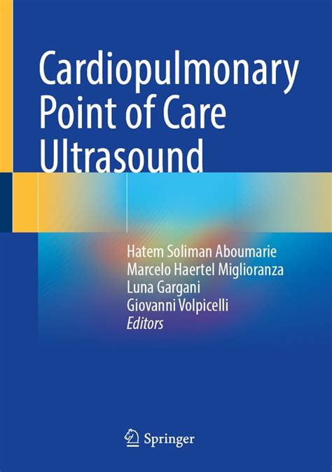 Cardiopulmonary Point Of Care Ultrasound 9783031294716 Boeken