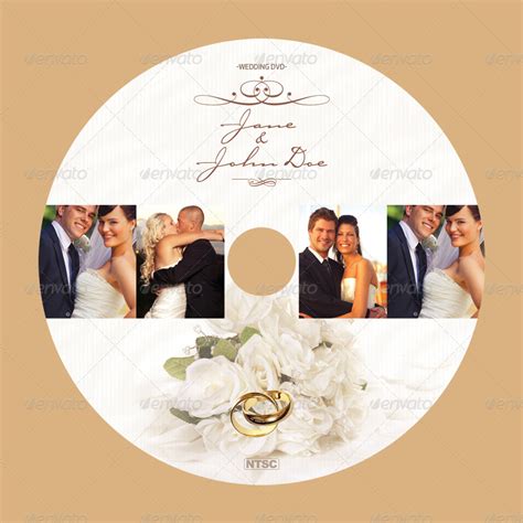 Wedding Cddvd Cover Free Psd Brochure Template Facebook Cover