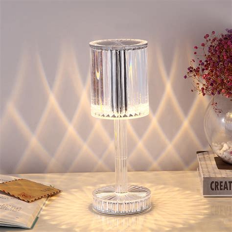 Aueoeo Crystal Touch Lamps For Bedrooms Bedside Table Lamps Touch