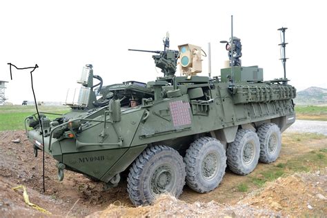 Us Army Successfully Demos Laser Weapon On Stryker In Europe
