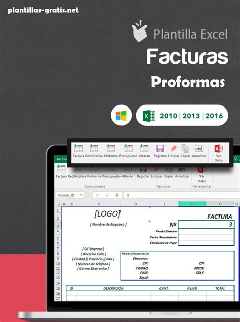 10 Plantillas Gratuitas En Formato Excel Para Crear Facturas Proformas