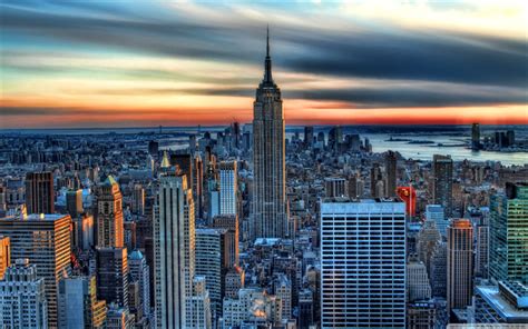Download Imagens Nova York Empire State Building Pôr Do Sol Eua
