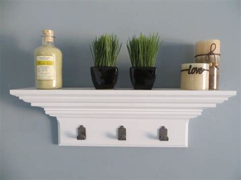 Crown Molding Floating Shelf With 3 Weathered By Shoreshelves 5995