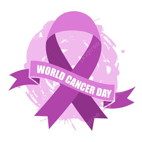 World Cancer Day Vector Hd Png Images World Cancer Day With White